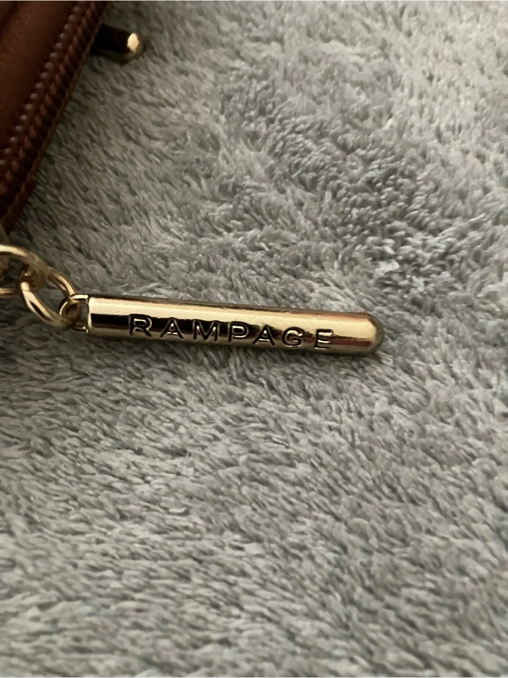 Rampage Brown Zip-Around Wallet